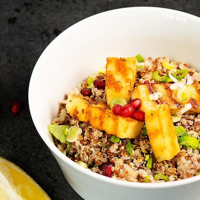GAZi Rezept Halloumi Quinoa-Fenchel-Salat
