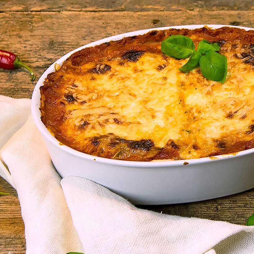Veggie Lasagne Zupfkäse