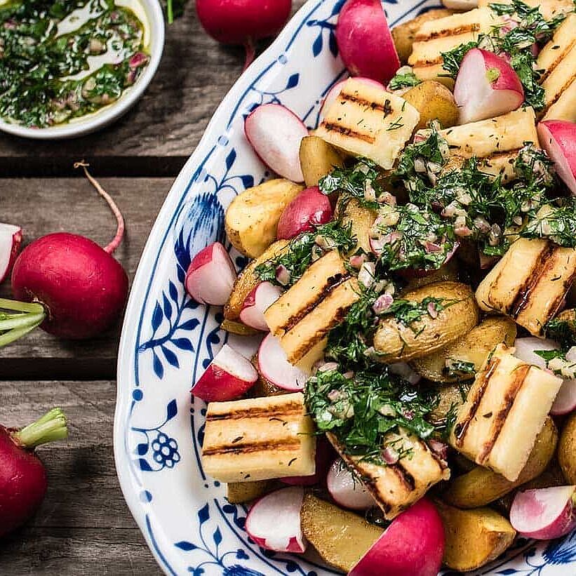 GAZİ Grillkäse Ofenkartoffelsalat 