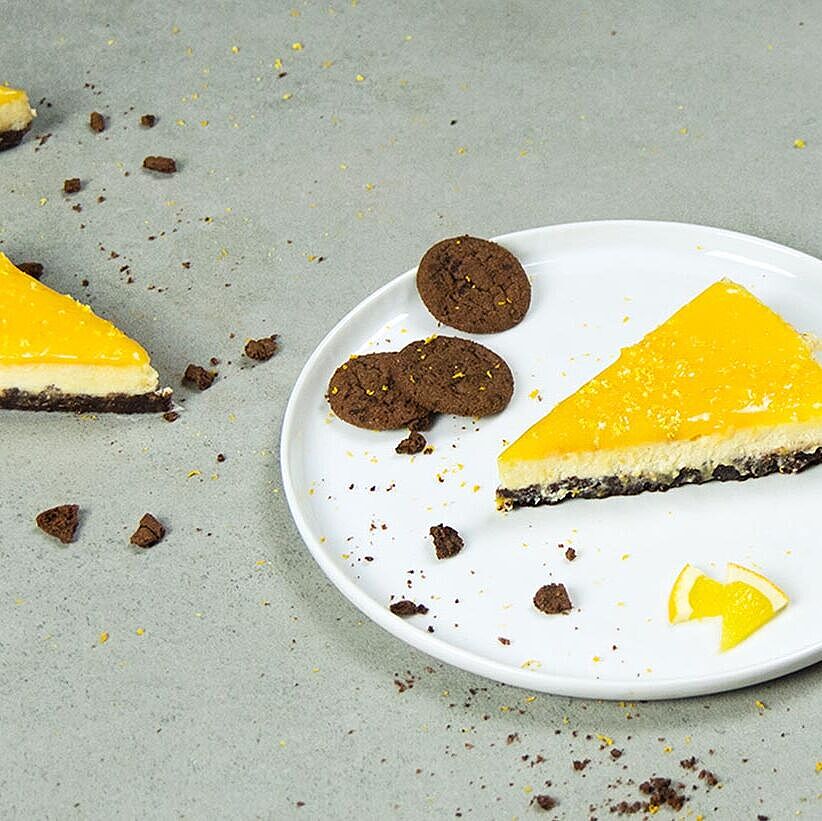 Schokokeks-Orangen-Käsekuchen