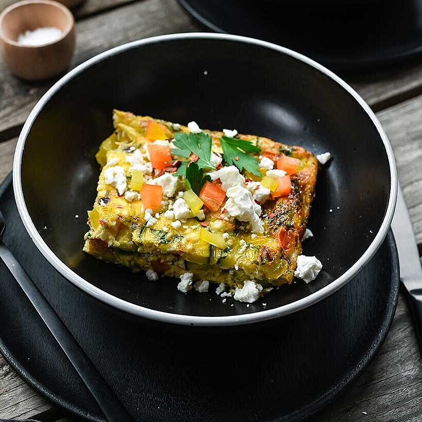 GAZİ Ziegenkäse Frittata