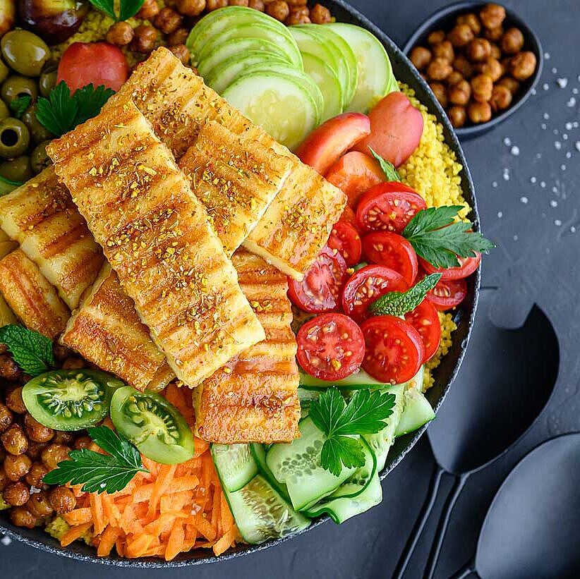 GAZİ Grillkäse orientalische Bowl 