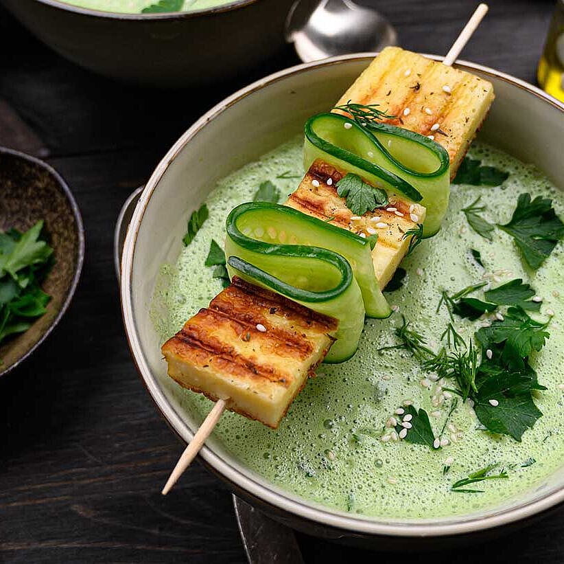 GAZİ Bio Grillkäse Kräutersuppe