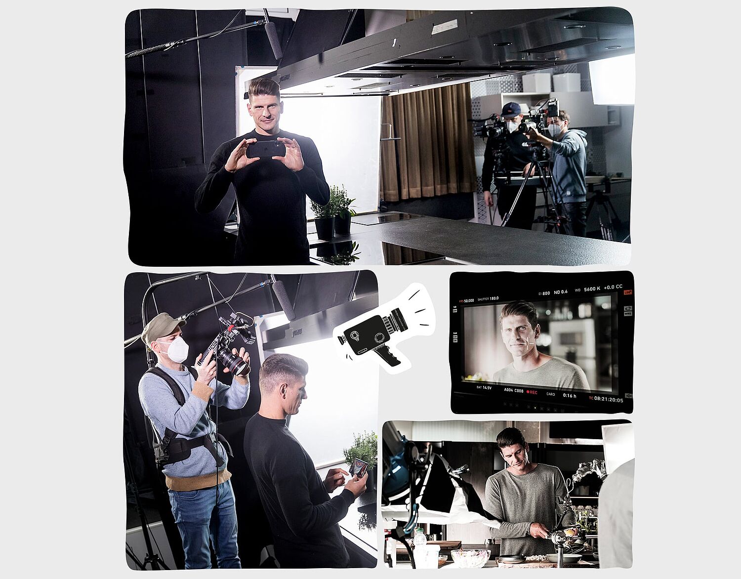 Mario Gomez Filmdreh