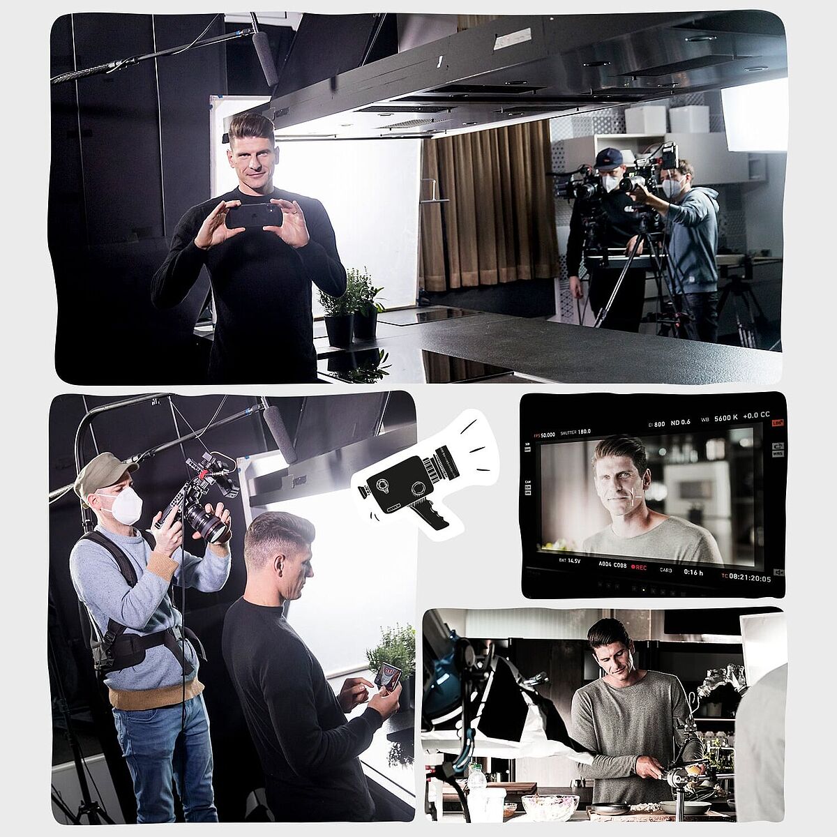 Mario Gomez Filmdreh