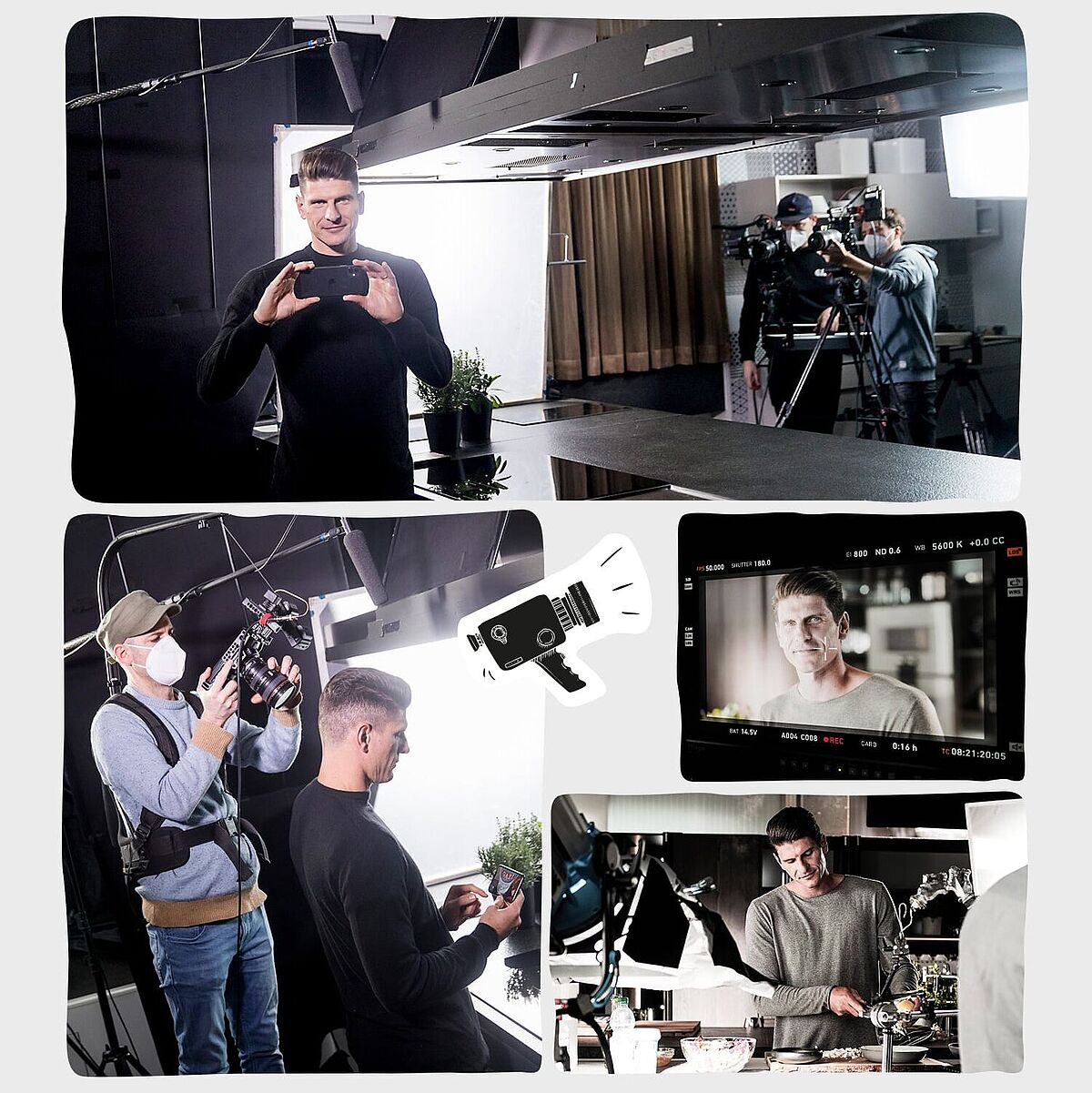 Mario Gomez Filmdreh