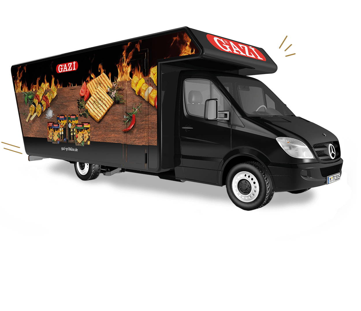 GAZi on Tour Food Truck Banner