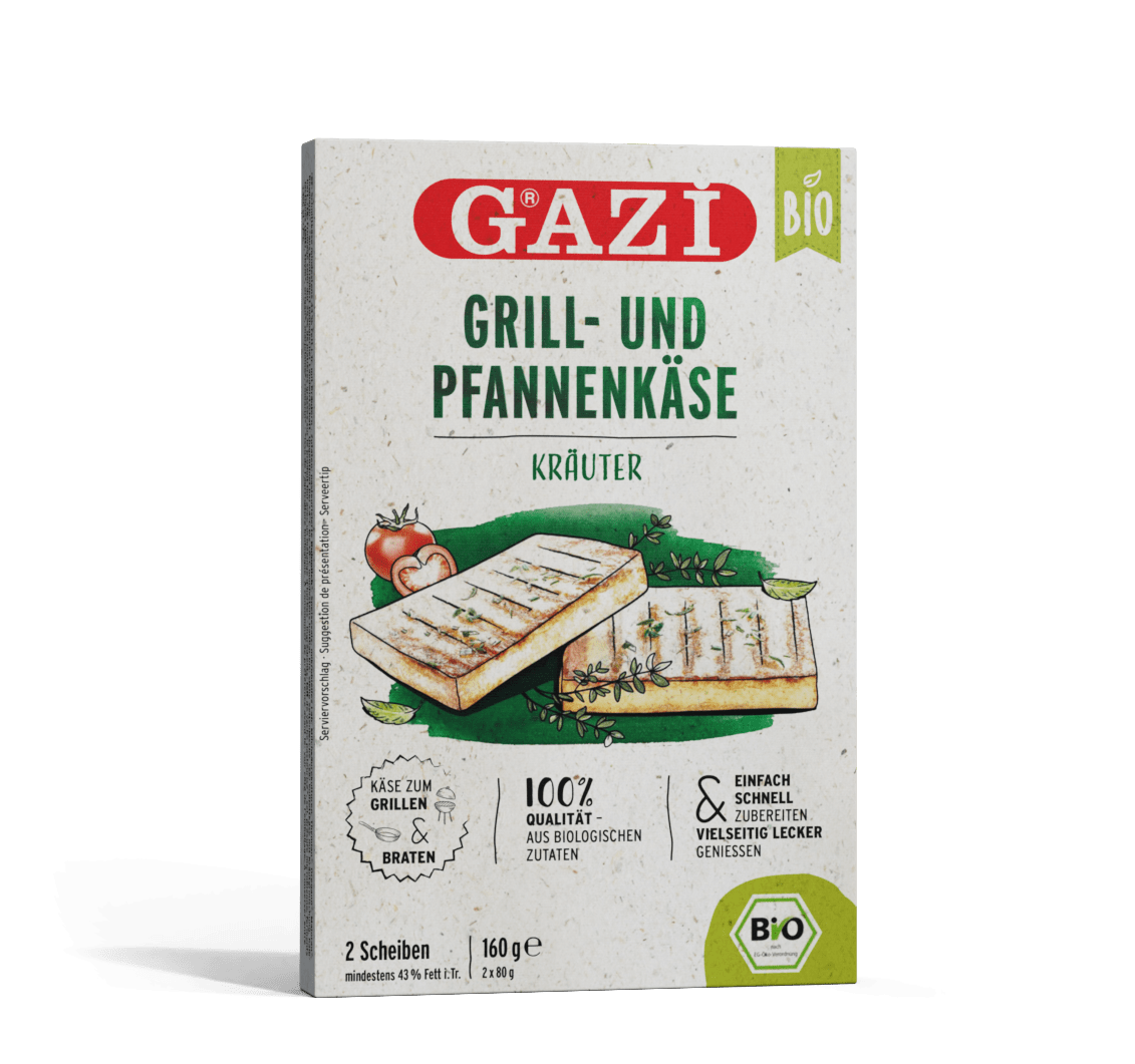 Bio Grill- und Pfannenkäse Kräuter