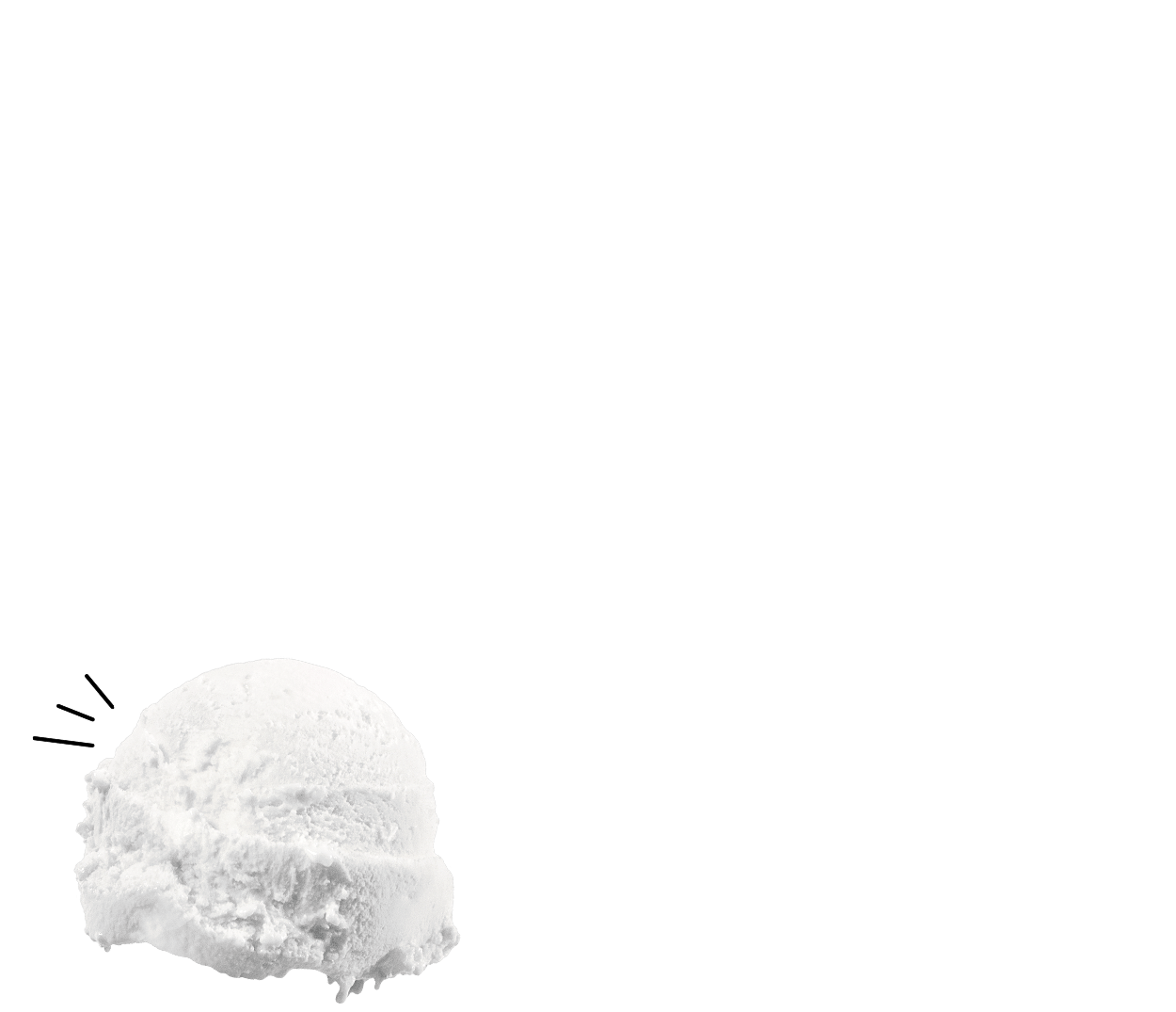 GAZi Joghurteis Joghurt Eiskugel