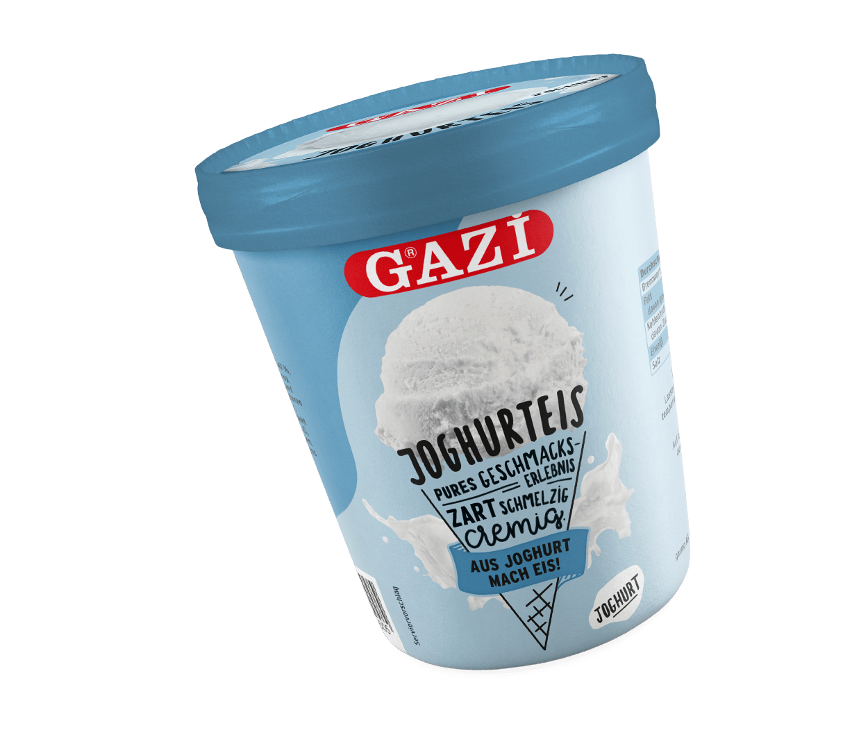 GAZi Joghurteis Joghurt Becher