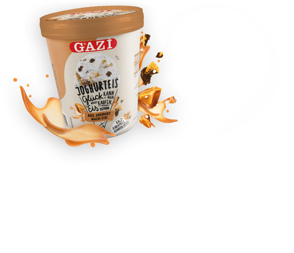 GAZi Eis Welt Banner Salzkaramell