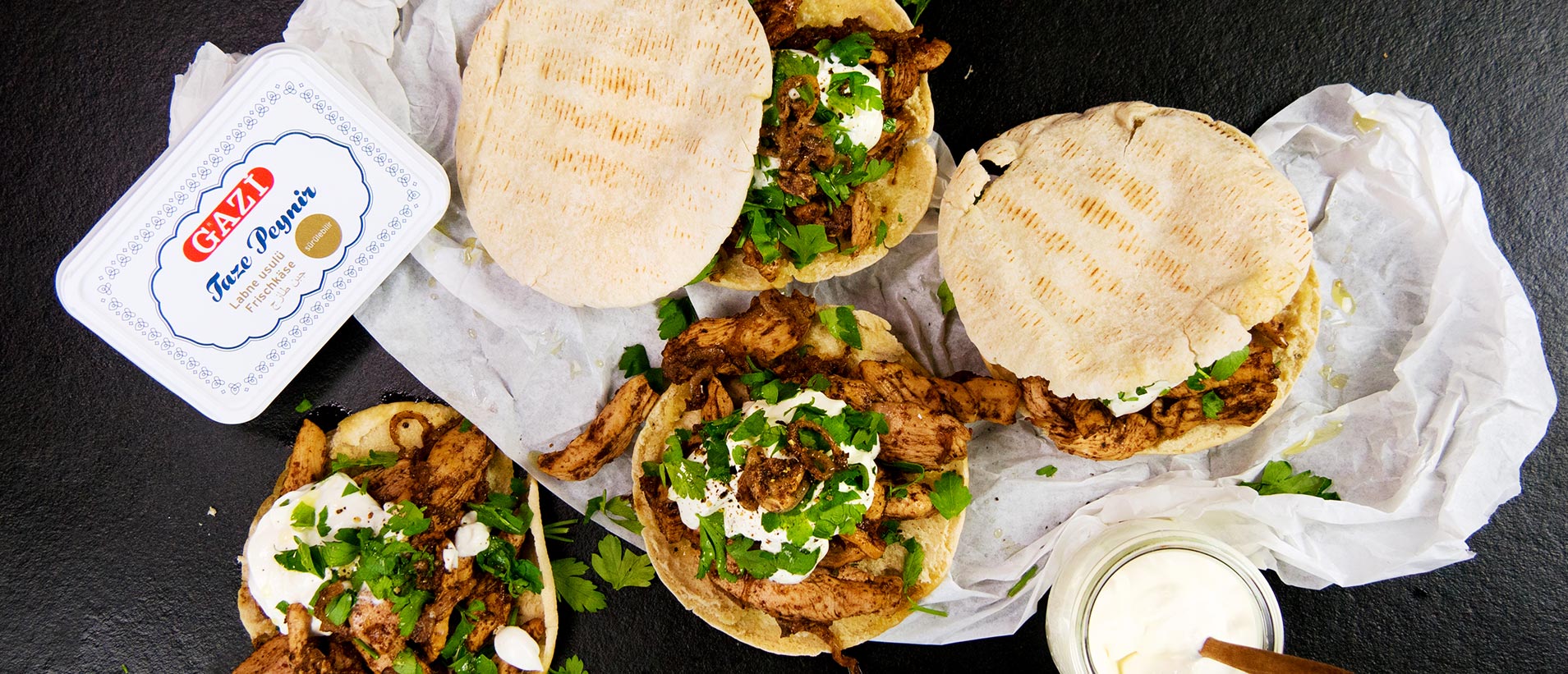 GAZi Rezept Taze Peynir Sumach-Haehnchen