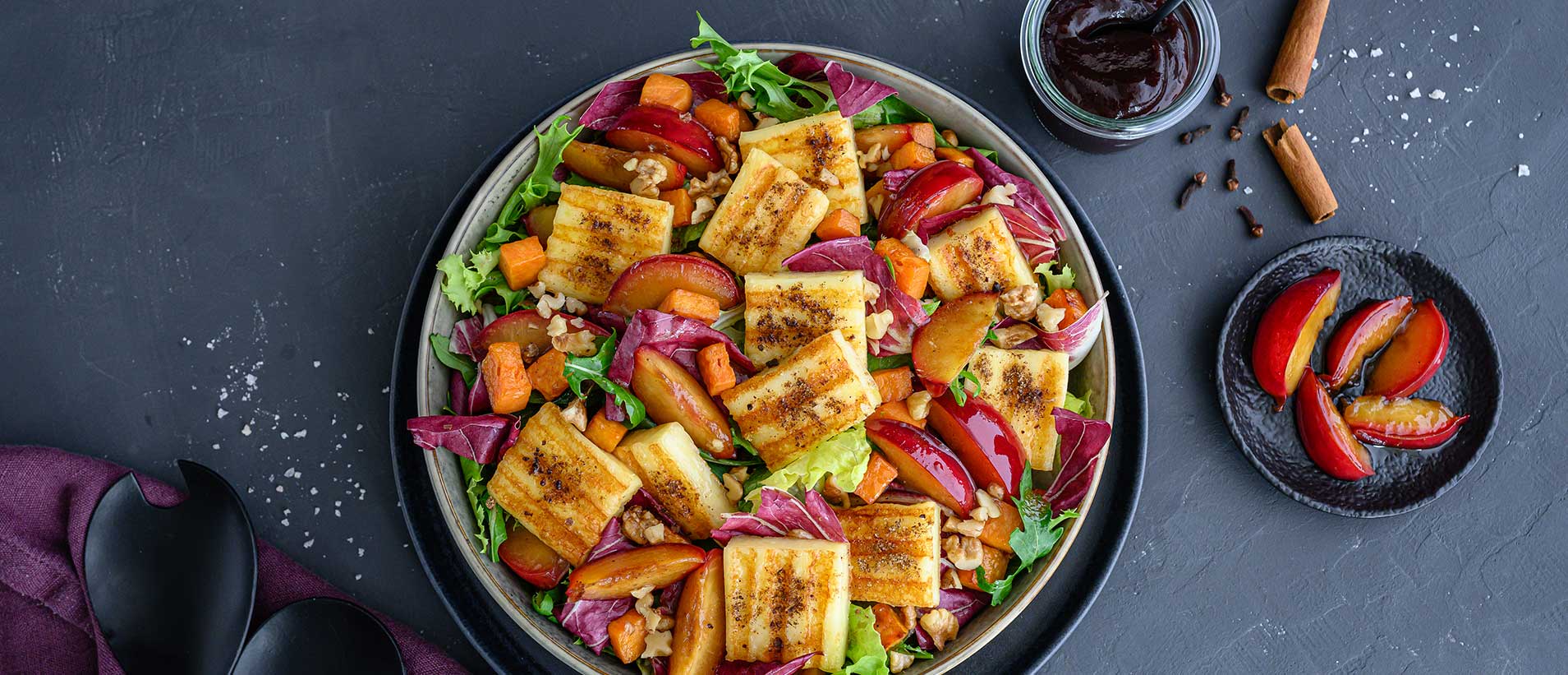 GAZİ Grillkäse Wintersalat 