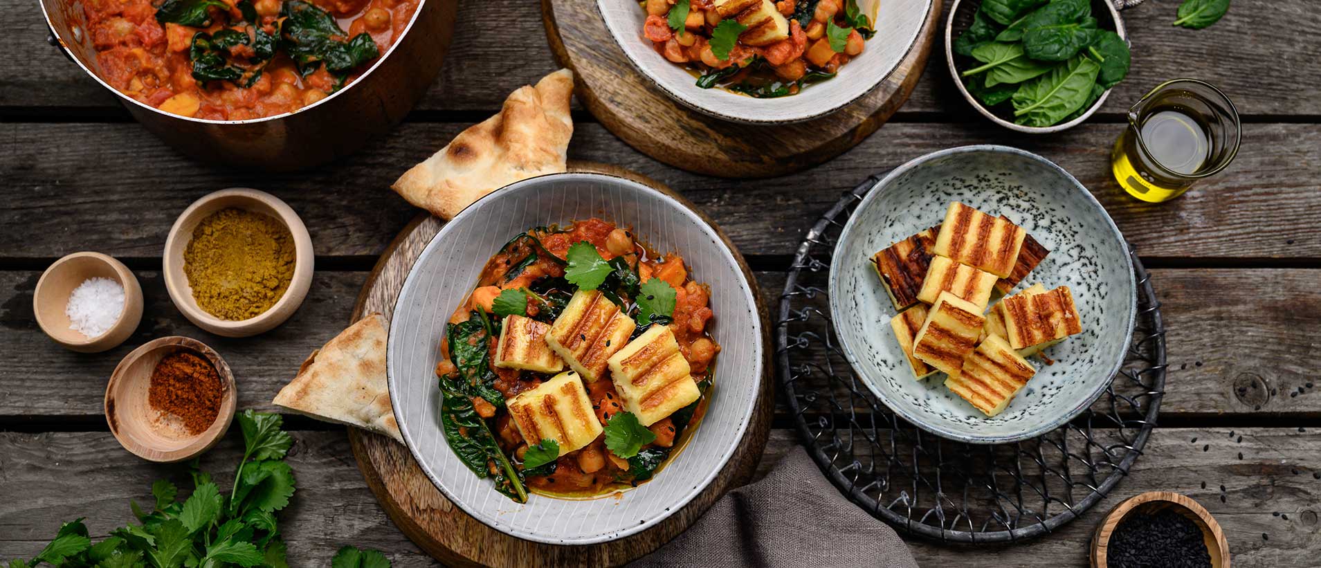 GAZİ Bio Grillkäse Kichererbsen Stew