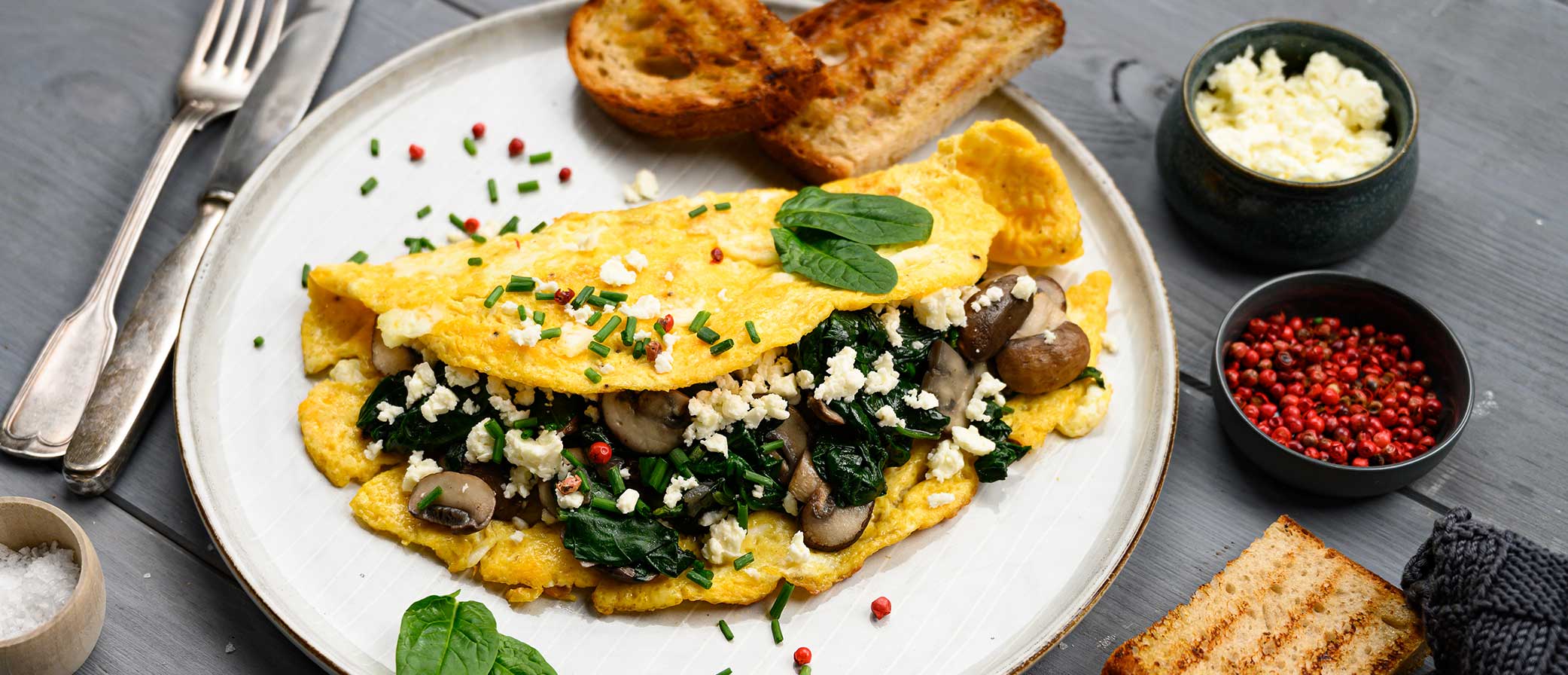 GAZİ Schafkäse schnelles Omelett