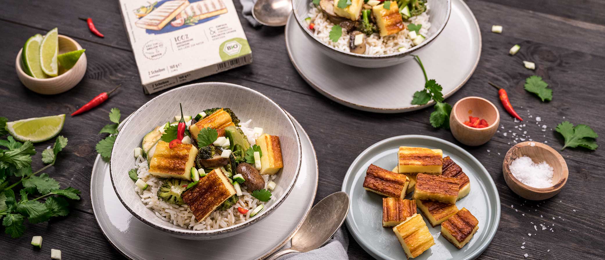 GAZİ Bio Grillkäse Coconut Curry