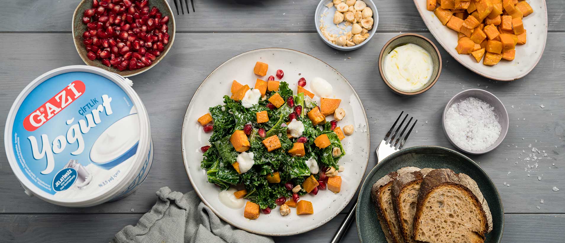 GAZİ Joghurt Grünkohlsalat