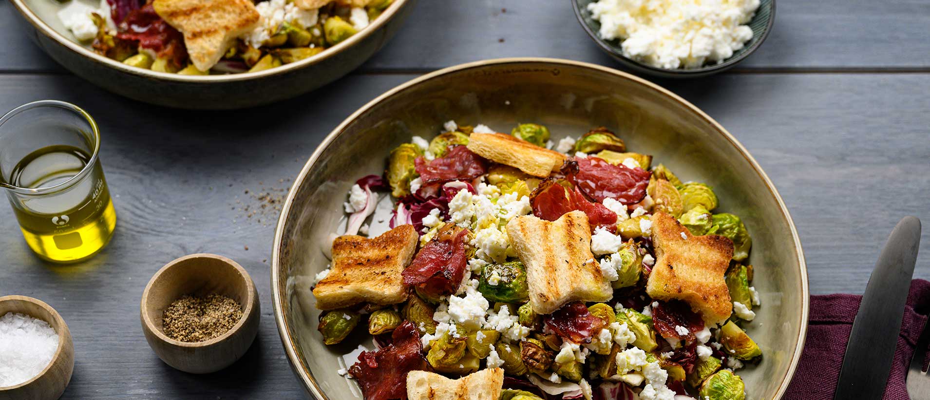 GAZİ Schafkäse Rosenkohlsalat 