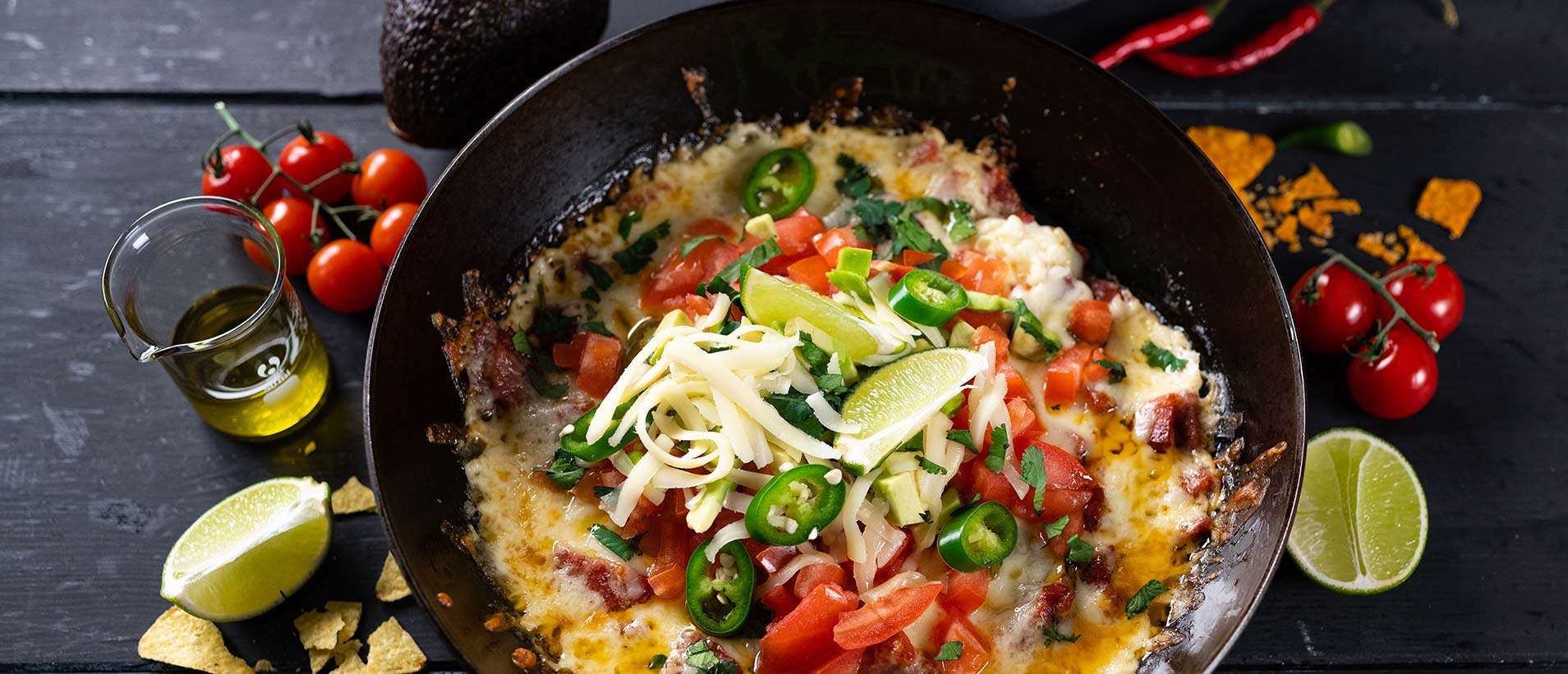Queso Fundido mit Kashkaval und Sucuk